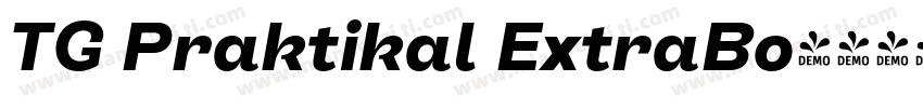TG Praktikal ExtraBo字体转换